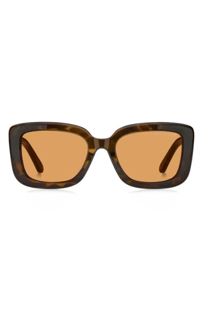 Marc Jacobs 53mm Square Sunglasses In Brown