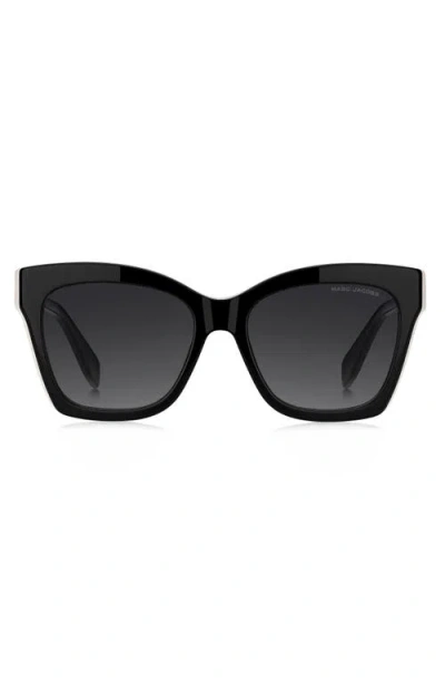 Marc Jacobs 54mm Cat Eye Sunglasses In Black