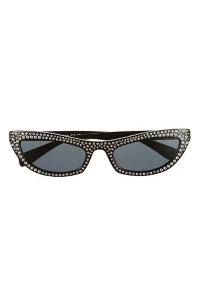Marc Jacobs 54mm Cat Eye Sunglasses In Black