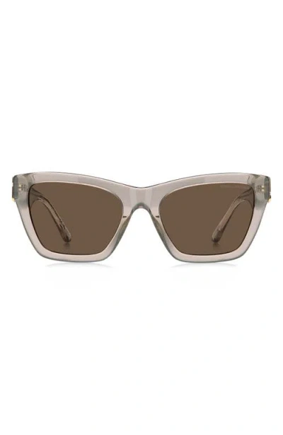 Marc Jacobs 54mm Cat Eye Sunglasses In Brown
