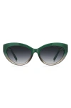 Marc Jacobs 54mm Cat Eye Sunglasses In Green