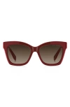 Marc Jacobs 54mm Cat Eye Sunglasses In Red