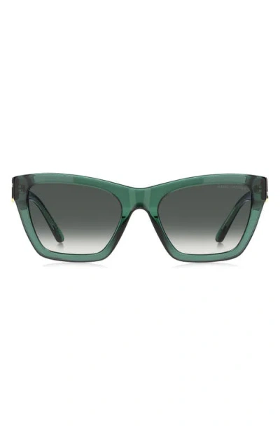 Marc Jacobs 54mm Cat Eye Sunglasses In Green
