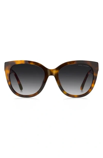 Marc Jacobs 54mm Cateye Sunglasses In Blue