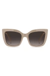 Marc Jacobs 54mm Gradient Cat Eye Sunglasses In Brown