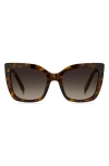 Marc Jacobs 54mm Gradient Cat Eye Sunglasses In Brown