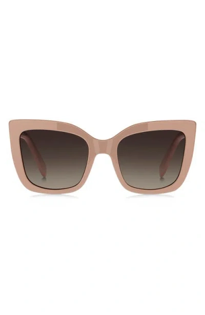Marc Jacobs 54mm Gradient Cat Eye Sunglasses In Pink/brown