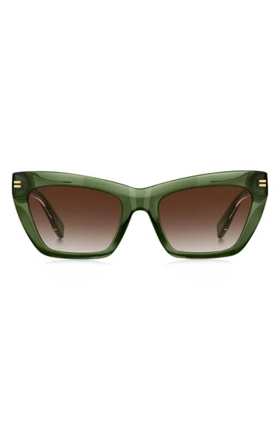 Marc Jacobs 54mm Gradient Rectangular Sunglasses In Multi