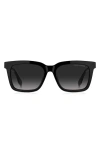 Marc Jacobs 54mm Gradient Square Sunglasses In Black