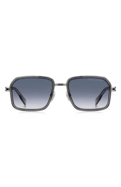 Marc Jacobs 54mm Gradient Square Sunglasses In Gray