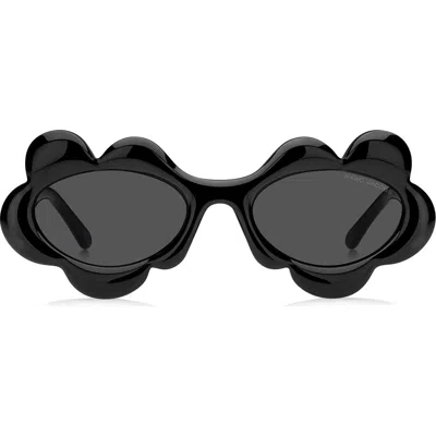 Marc Jacobs 54mm Irregular Sunglasses In Black