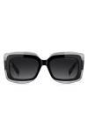 Marc Jacobs 54mm Rectangular Sunglasses In Black