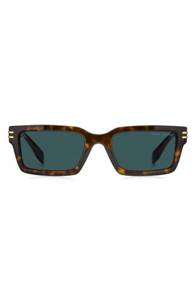 Marc Jacobs 54mm Rectangular Sunglasses In Brown