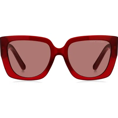 MARC JACOBS MARC JACOBS 54MM SQUARE SUNGLASSES