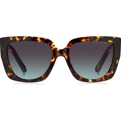 Marc Jacobs 54mm Square Sunglasses In Brown