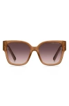 Marc Jacobs 54mm Square Sunglasses In Brick/brown Gradient