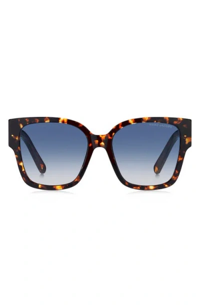 MARC JACOBS MARC JACOBS 54MM SQUARE SUNGLASSES