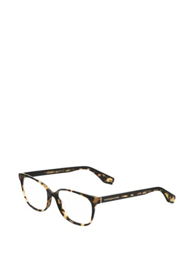 Marc Jacobs 54mm Yellow Havana Eyeglasses In Brown