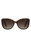 Marc Jacobs 55mm Gradient Cat Eye Sunglasses In Brown