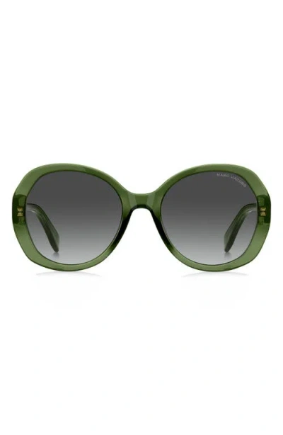 Marc Jacobs 55mm Gradient Oval Sunglasses