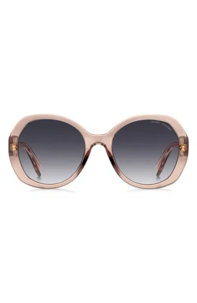 MARC JACOBS MARC JACOBS 55MM GRADIENT OVAL SUNGLASSES