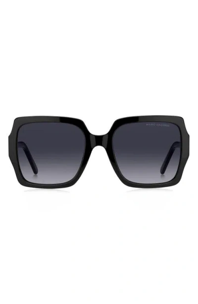 Marc Jacobs 55mm Gradient Square Sunglasses In Multi