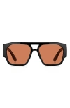 Marc Jacobs Geometric-frame Sunglasses In Black