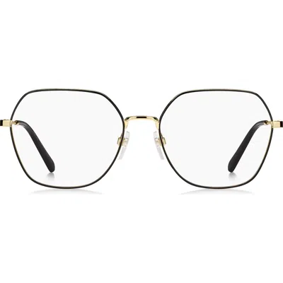 Marc Jacobs 55mm Round Optical Glasses In Black