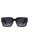 Marc Jacobs Women's 54mm Square Sunglasses In Black Blue Grey Gradient