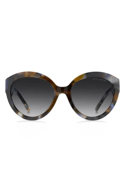 Marc Jacobs 56mm Cateye Sunglasses In Neutral