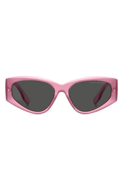 Marc Jacobs 56mm Gradient Cat Eye Sunglasses