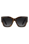 Marc Jacobs 56mm Gradient Cat Eye Sunglasses In Brown