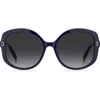Marc Jacobs 56mm Gradient Round Sunglasses In Multi