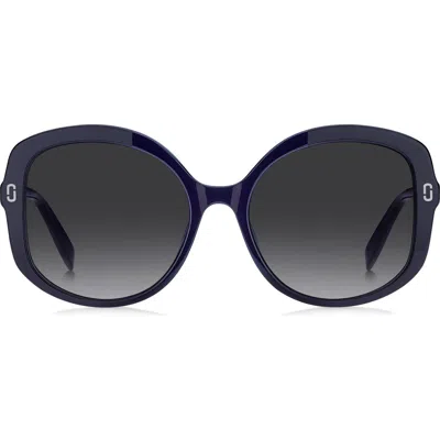Marc Jacobs 56mm Gradient Round Sunglasses In Multi