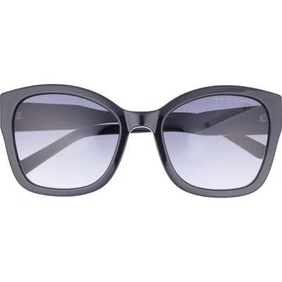 Marc Jacobs 56mm Gradient Round Sunglasses In Gray