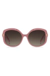 Marc Jacobs 56mm Gradient Round Sunglasses In Pink