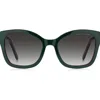 Marc Jacobs 56mm Gradient Round Sunglasses In Teal/grey Shaded