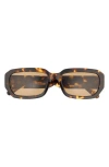 Marc Jacobs 56mm Rectangular Sunglasses In Brown