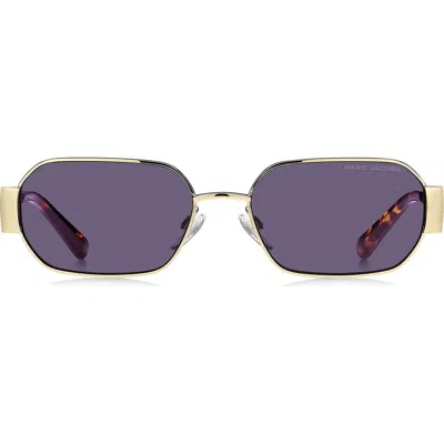 Marc Jacobs 56mm Square Sunglasses In Purple