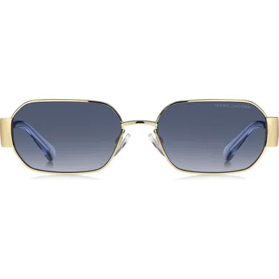 Marc Jacobs 56mm Square Sunglasses In Blue