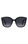 Marc Jacobs 56mm Square Sunglasses In Black
