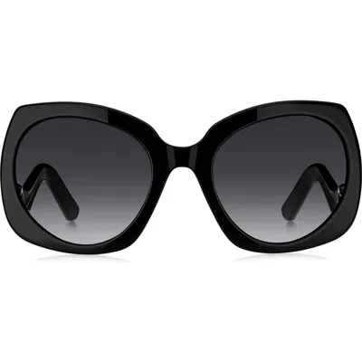 Marc Jacobs 57mm Gradient Butterfly Sunglasses