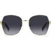 Marc Jacobs 57mm Gradient Square Sunglasses In Multi