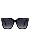 Marc Jacobs Sunglasses In Black/dark Grey Sf