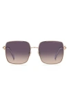 Marc Jacobs 58mm Gradient Square Sunglasses