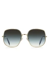 Marc Jacobs 59mm Gradient Square Sunglasses In Green