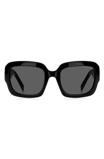 Marc Jacobs 59mm Rectangle Sunglasses In Black