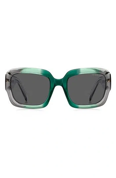 Marc Jacobs 59mm Square Sunglasses In Green Grey/grey Fuschia Ms