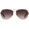 Marc Jacobs 60mm Aviator Sunglasses In 006j-ha