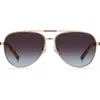 Marc Jacobs 60mm Gradient Aviator Sunglasses